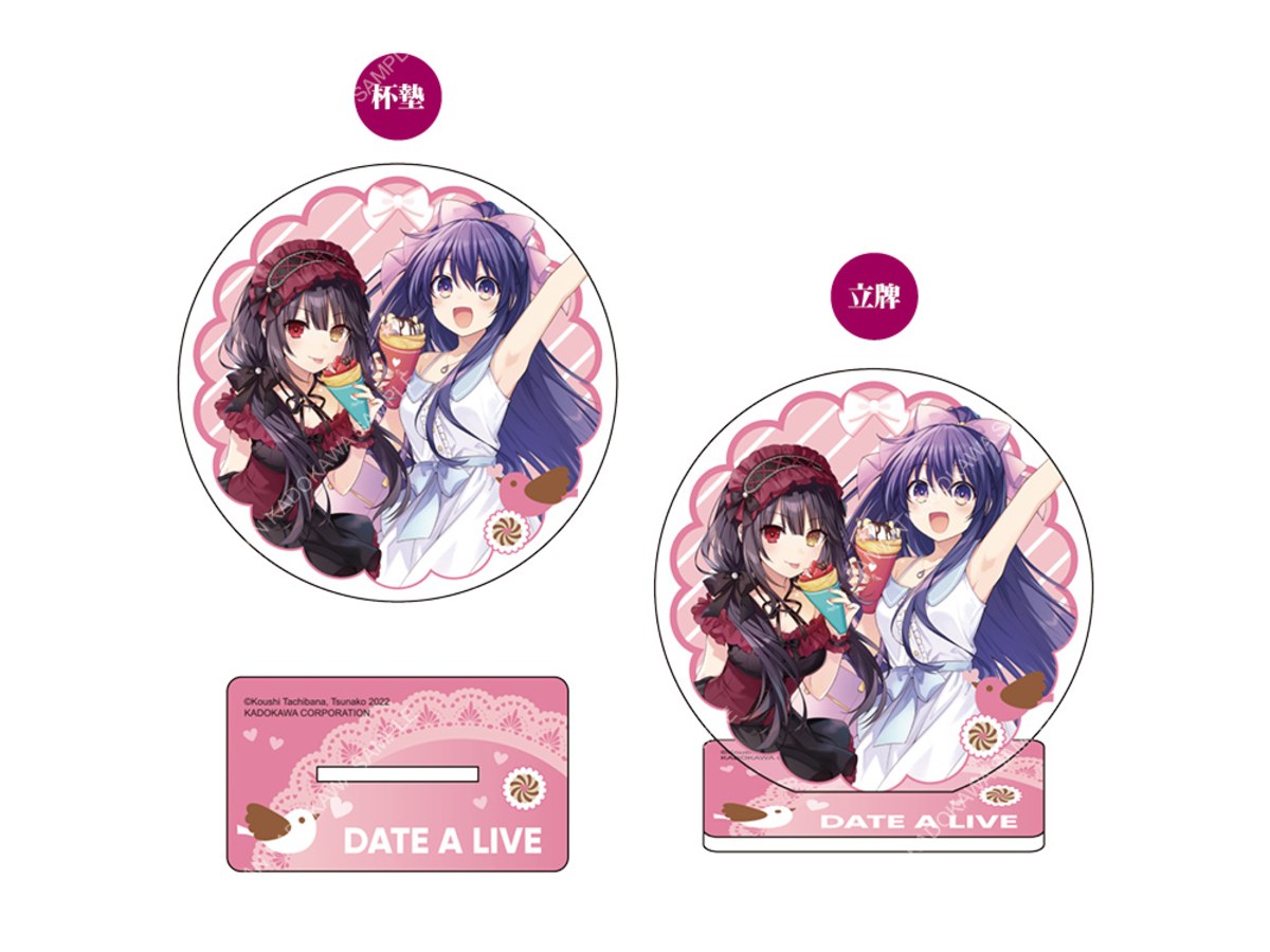 DATE A LIVE 約會大作戰(原作) 壓克力杯墊立牌 B
