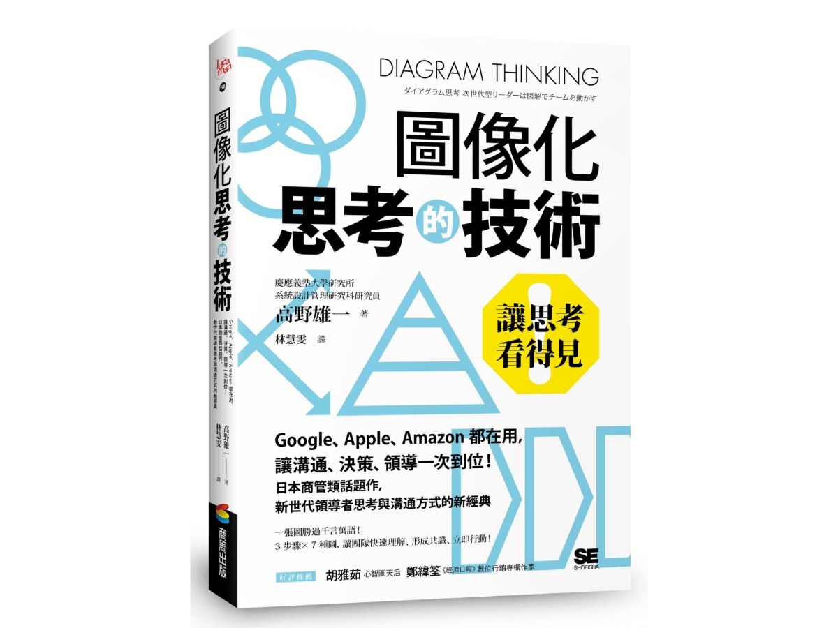 圖像化思考的技術：讓思考看得見！Google、Apple、Amazon都在用，讓溝通、決策、領導一次到位！日本商管類話題作，新世代領導者思考與溝通方式的新經典