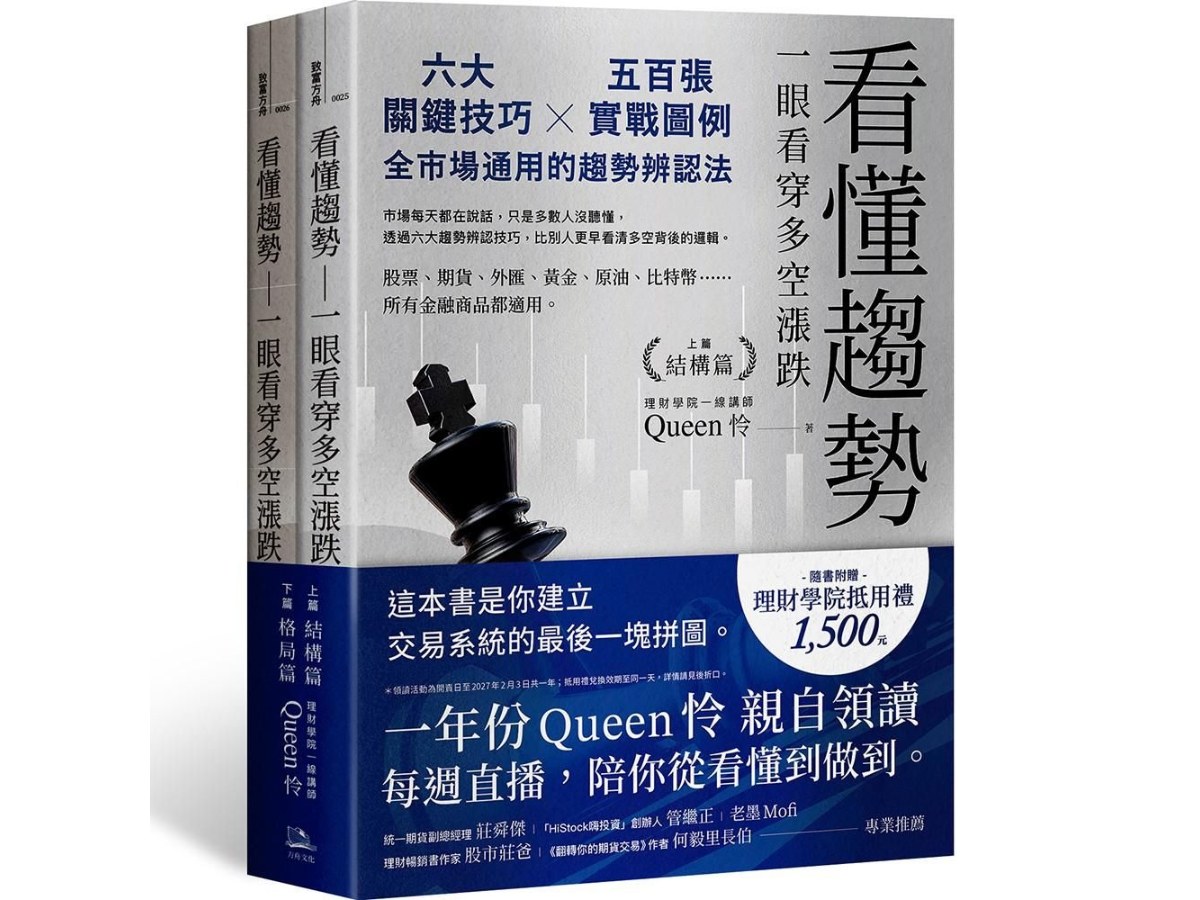 看懂趨勢——一眼看穿多空漲跌：六大關鍵技巧×五百張實戰圖例，全市場通用的趨勢辨認法（套書）