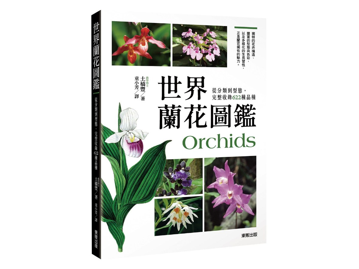 世界蘭花圖鑑：從分類到型態，完整收錄622種品種