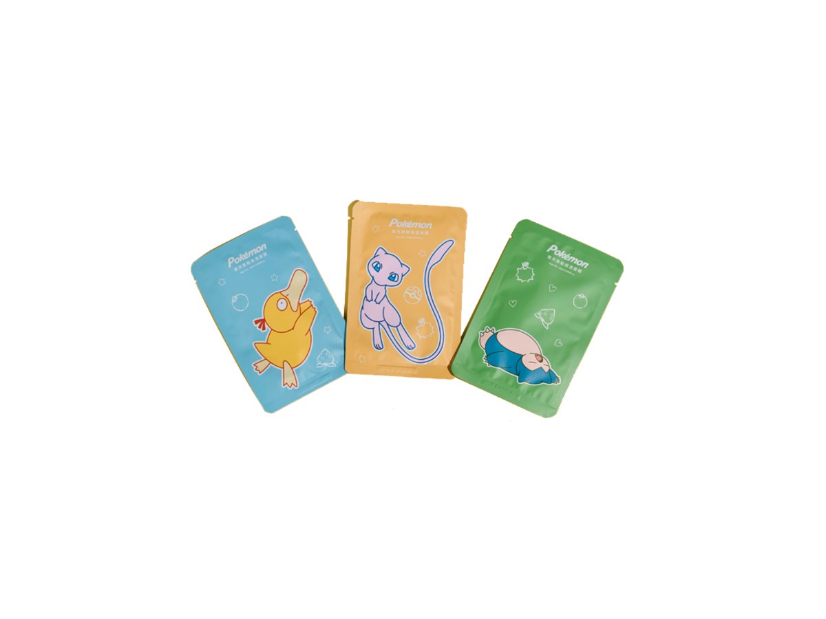 寶可夢- 聚光放鬆 保濕面膜 3入組