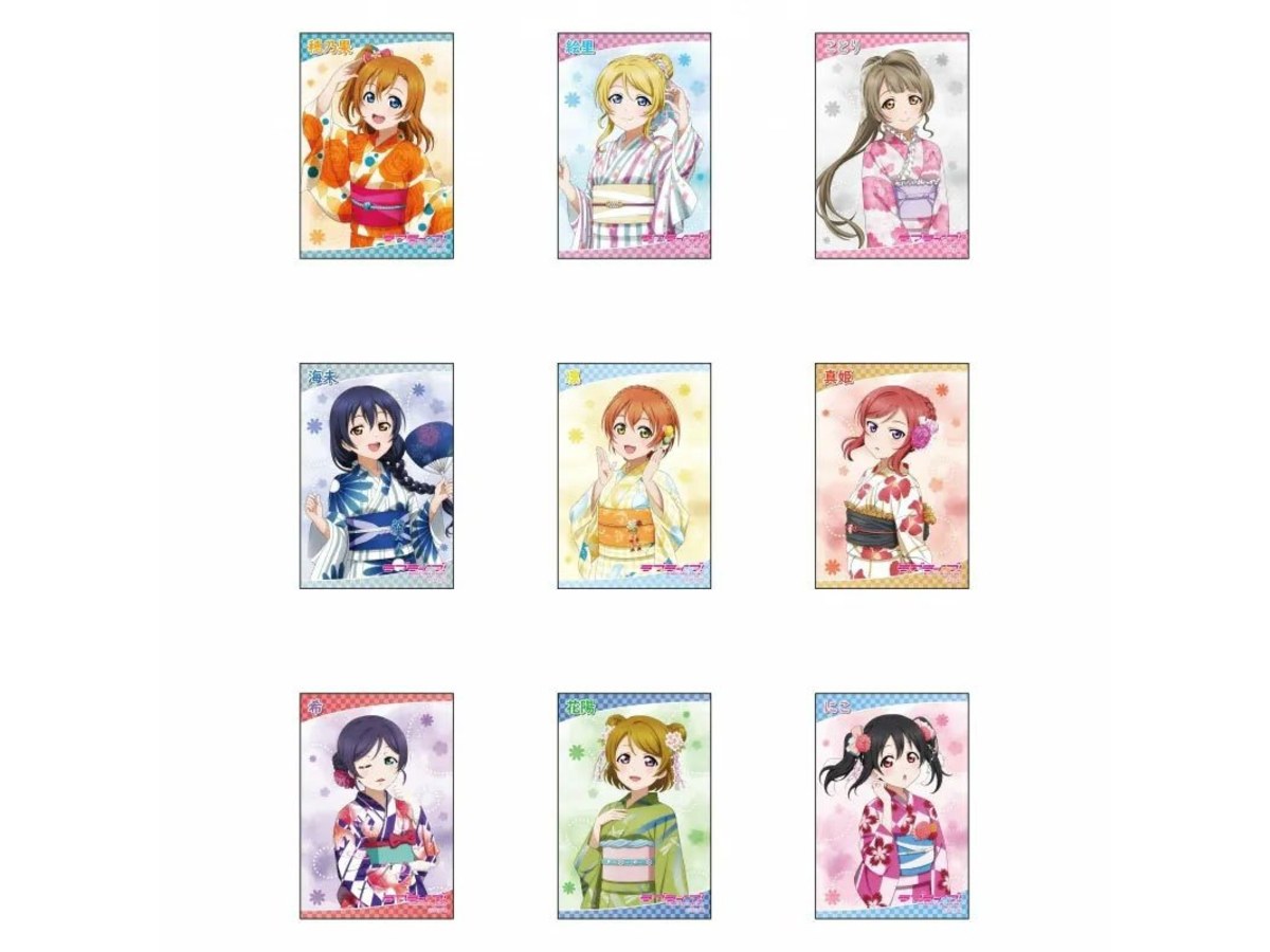 Love Live!日版浴衣系列方形胸章-9款隨機