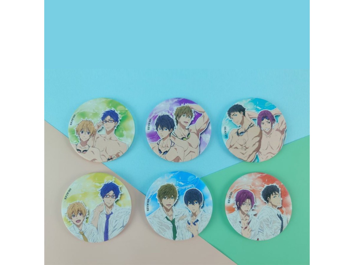 曼迪-Free!ES-圓形磁鐵(6款隨機)