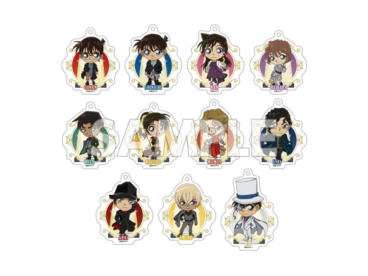 名偵探柯南日版壓克力鑰匙圈-Q版 伸展台2nd ver.-11款隨機