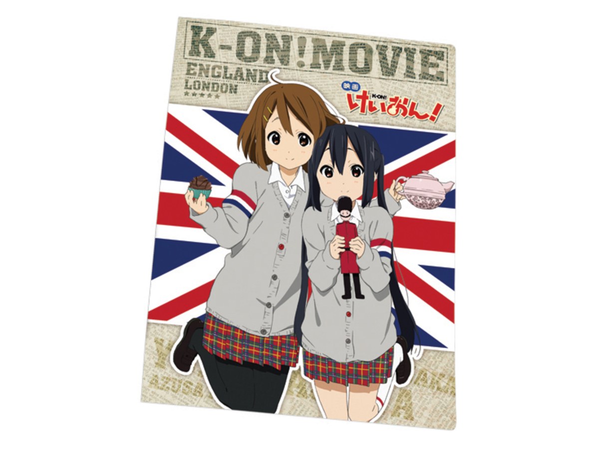 K-ON!輕音部 電影版 雙層L型資料夾(4)