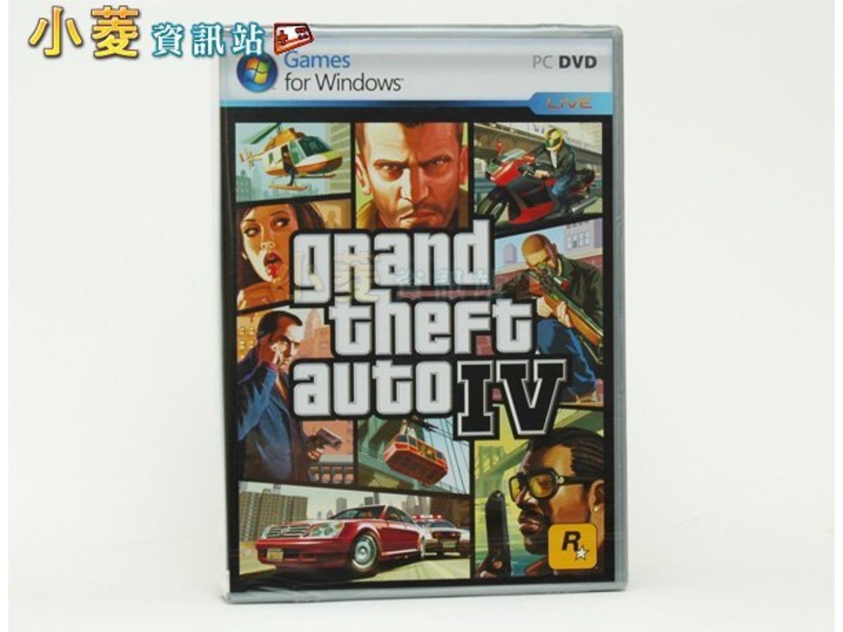 俠盜獵車手4 GTA IV 英文版 PC實體版｜經典開放世界遊戲鉅作✨收藏推薦・特惠供應