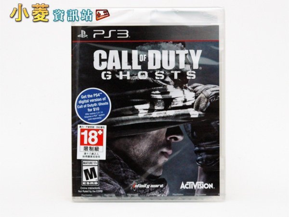 PS3 決勝時刻：魅影 Ghosts 英文版｜FPS經典戰役・稀有盒裝收藏✨老兵召回