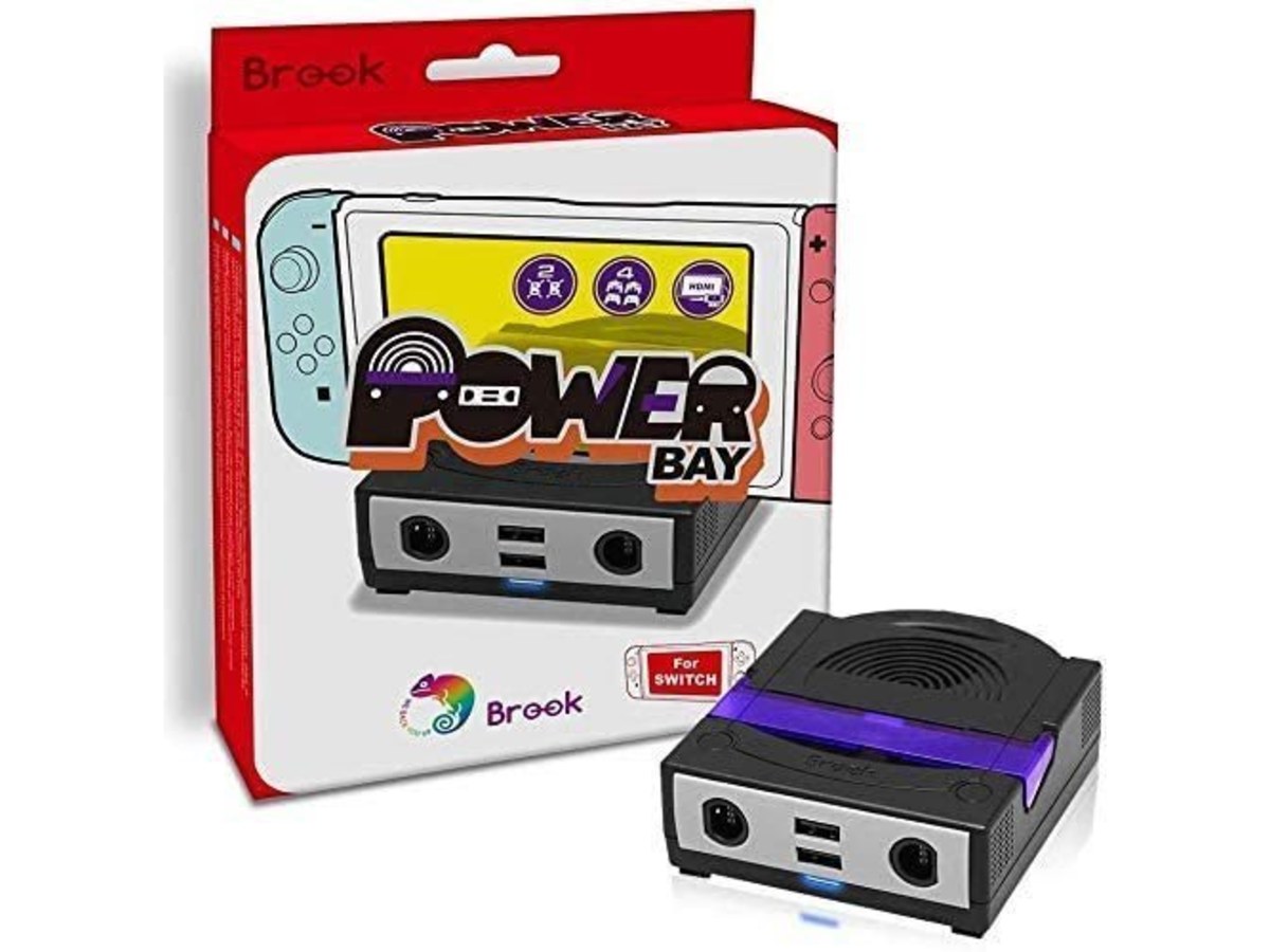 《BROOK》Switch Power Bay底座 有線網路版(有藍芽)｜支援HDMI輸出/GameCube手把｜全新品上市！