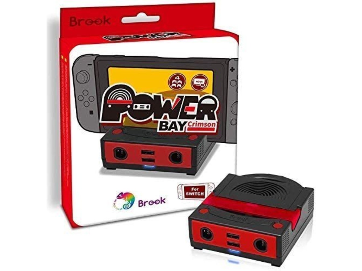 《BROOK》無藍芽版 Switch Power Bay NS底座｜支援 HDMI輸出＋連發功能｜輕巧便攜｜全新品！