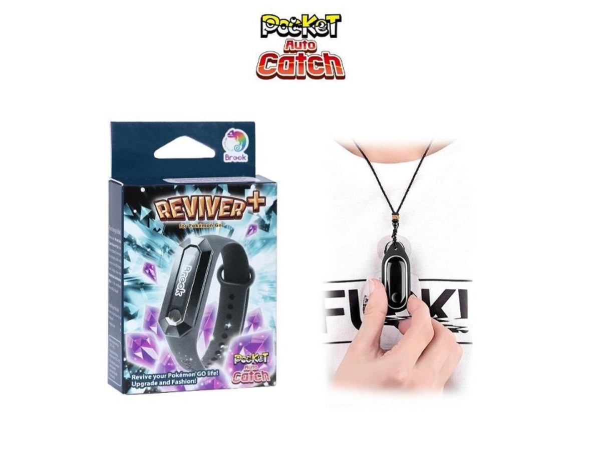 《Brook》寶可夢自動抓寶手環 Reviver Plus｜電量顯示 × 斷線提醒 × 防水防脫落｜抓寶神器｜現貨熱賣！