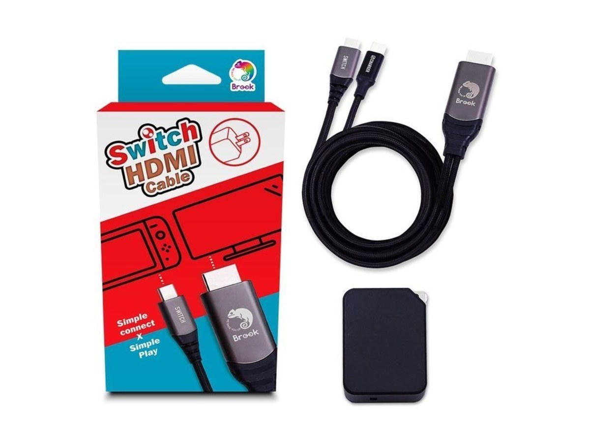 《BROOK》Switch影像輸出快充組｜支援PD/QC快充 × HDMI影像輸出｜迷你底座｜全新品上市！