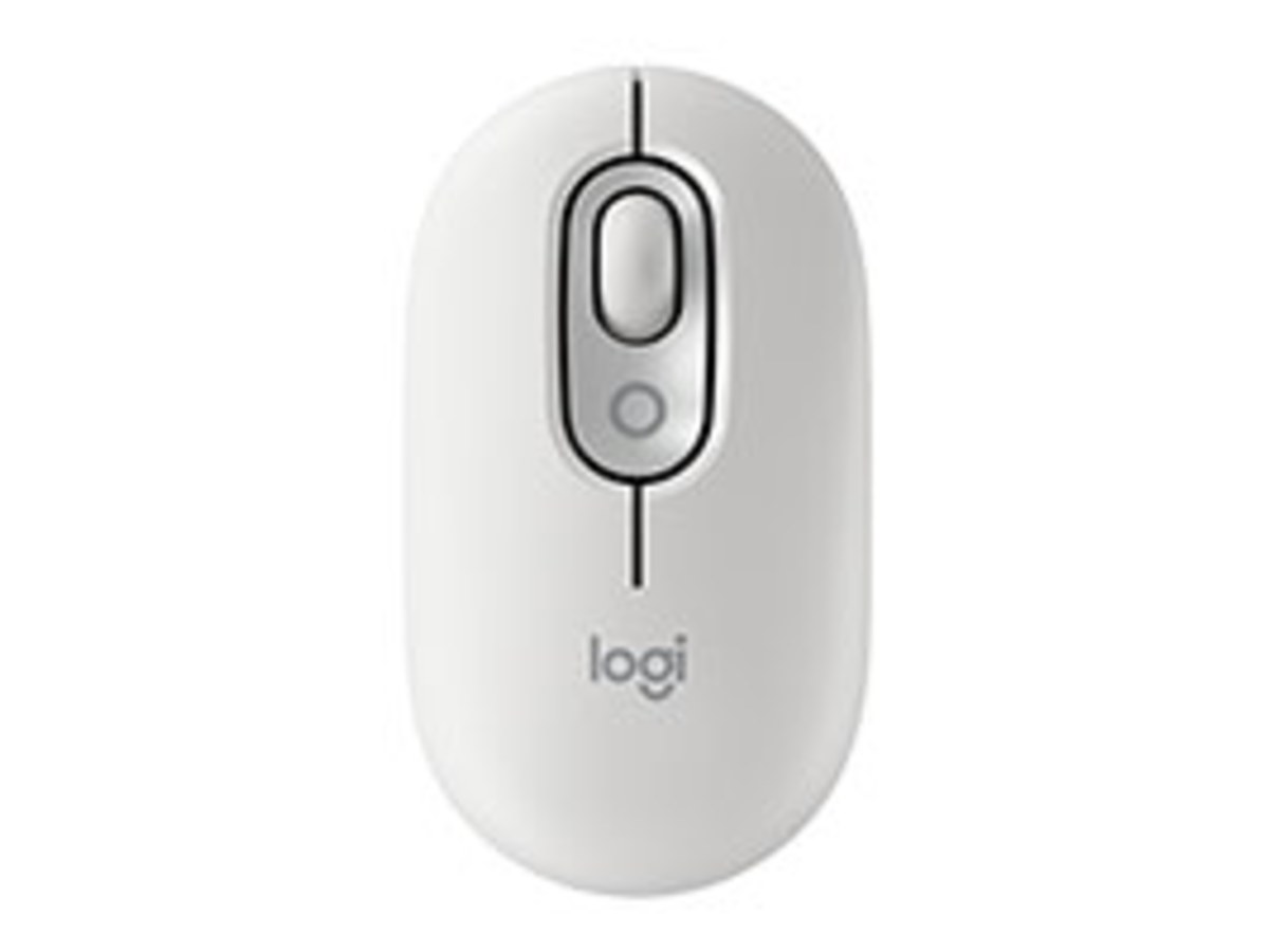羅技 POP MOUSE 無線藍牙滑鼠 - 珍珠白
