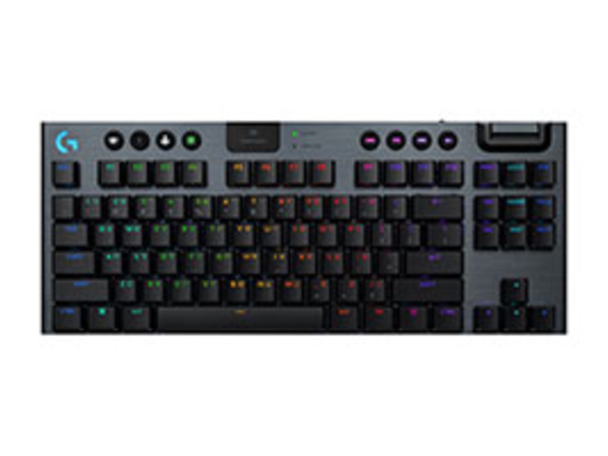 羅技G G915 X 無線 RGB 機械式 TKL 遊戲鍵盤 線性軸 - 黑