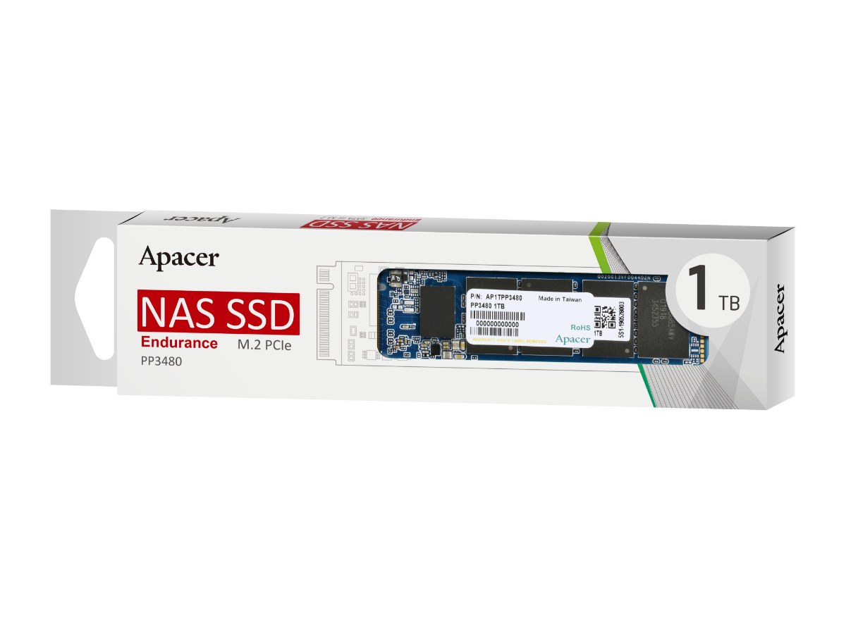 Apacer PP3480 M.2 PCIe 固態硬碟-1TB (5年有限保固)