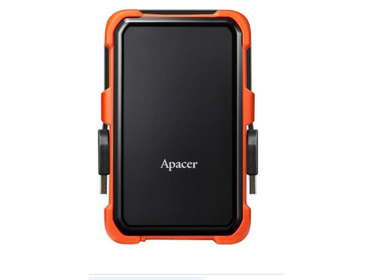 Apacer AC630 2TB USB3.2 2.5吋軍規抗摔行動硬碟(橘黑)