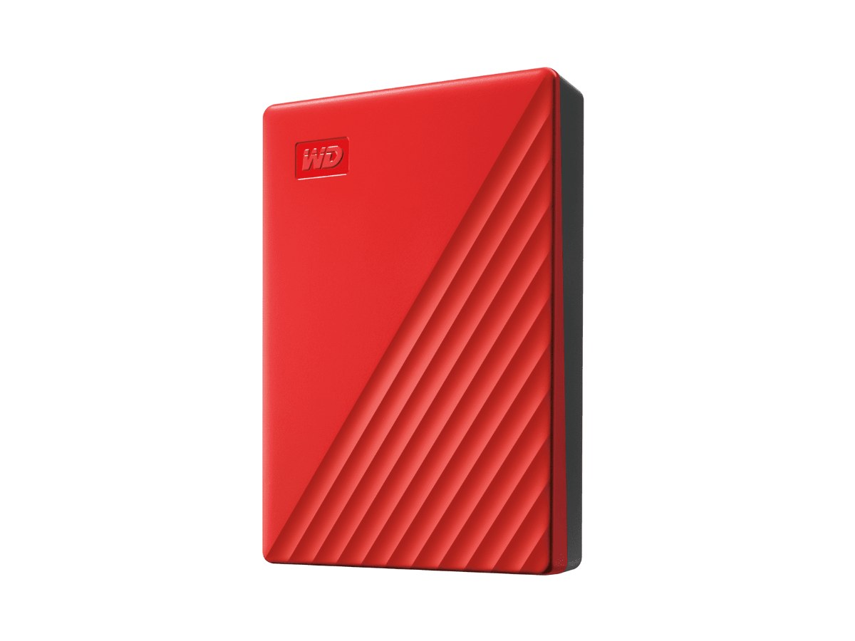 WD New My Passport 4TB(紅) 2.5吋行動硬碟(WESN)