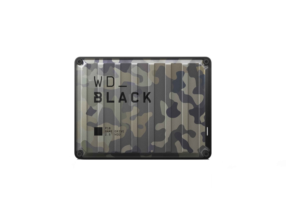 WD 黑標 P10 Game Drive 4TB(迷彩) 2.5吋電競行動硬碟