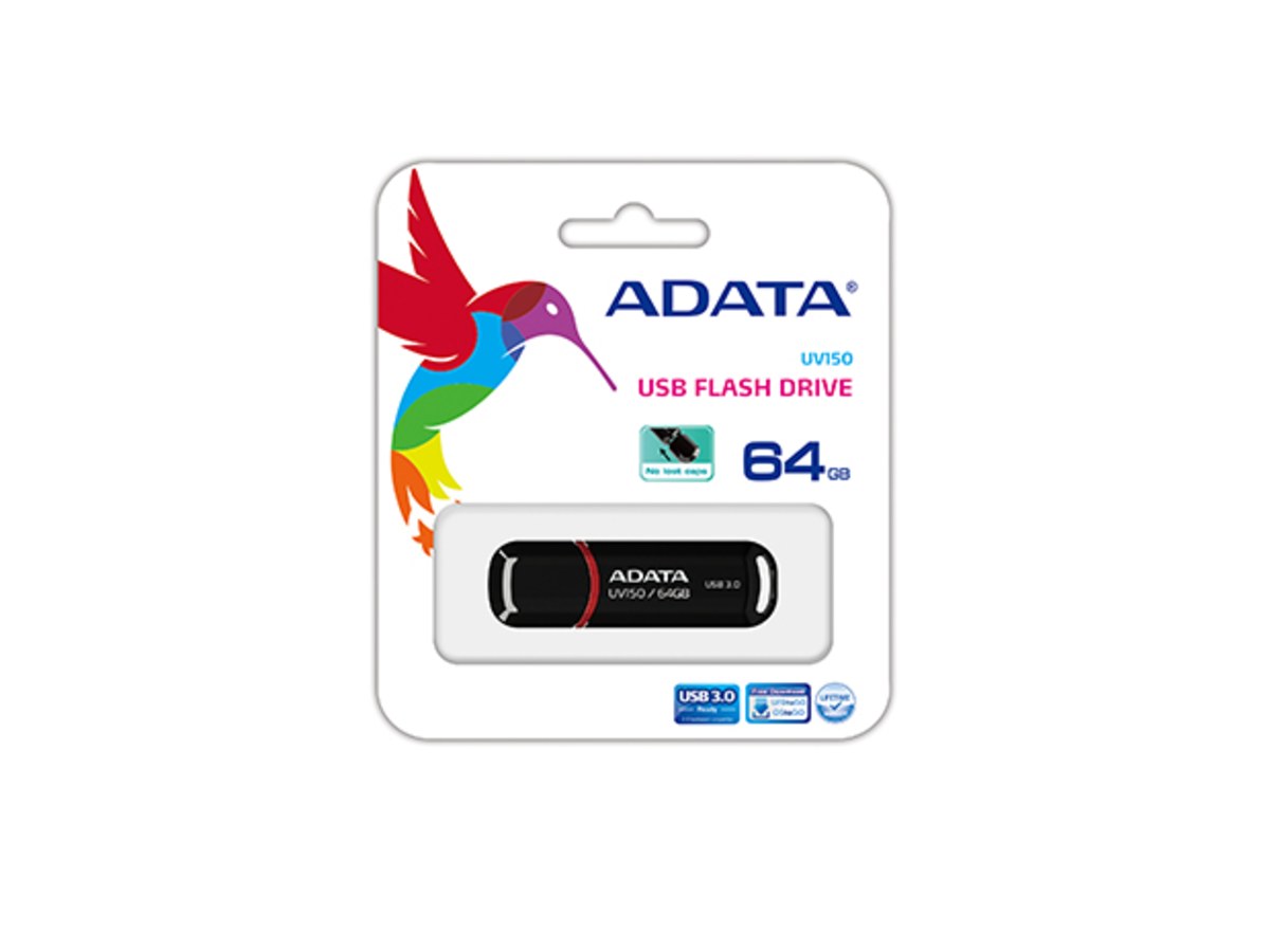 ADATA UV150-64GB 隨身碟 黑色