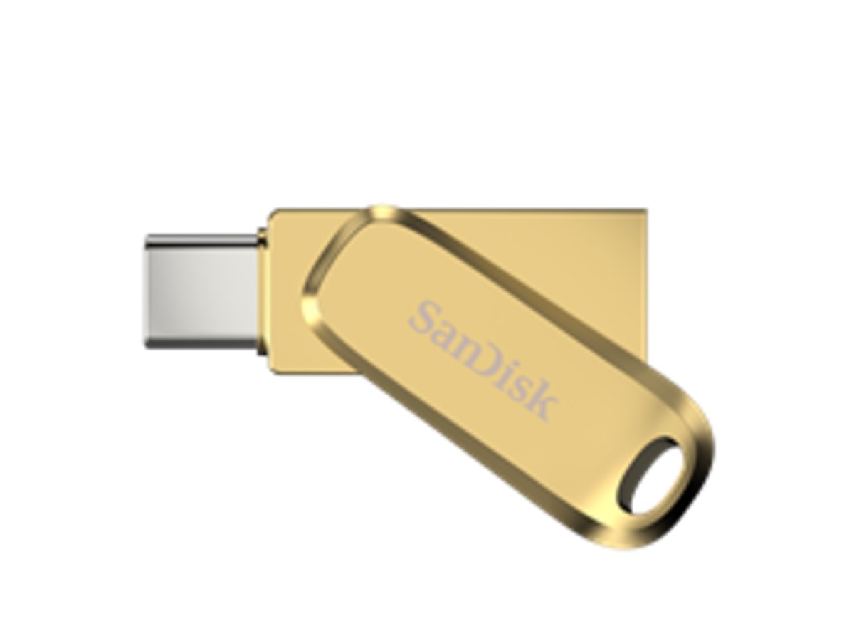 SANDISK SDDDC4/Ultra Luxe USB Type C+A雙用/128GB/USB3.1/超高速讀取400MB/s 金