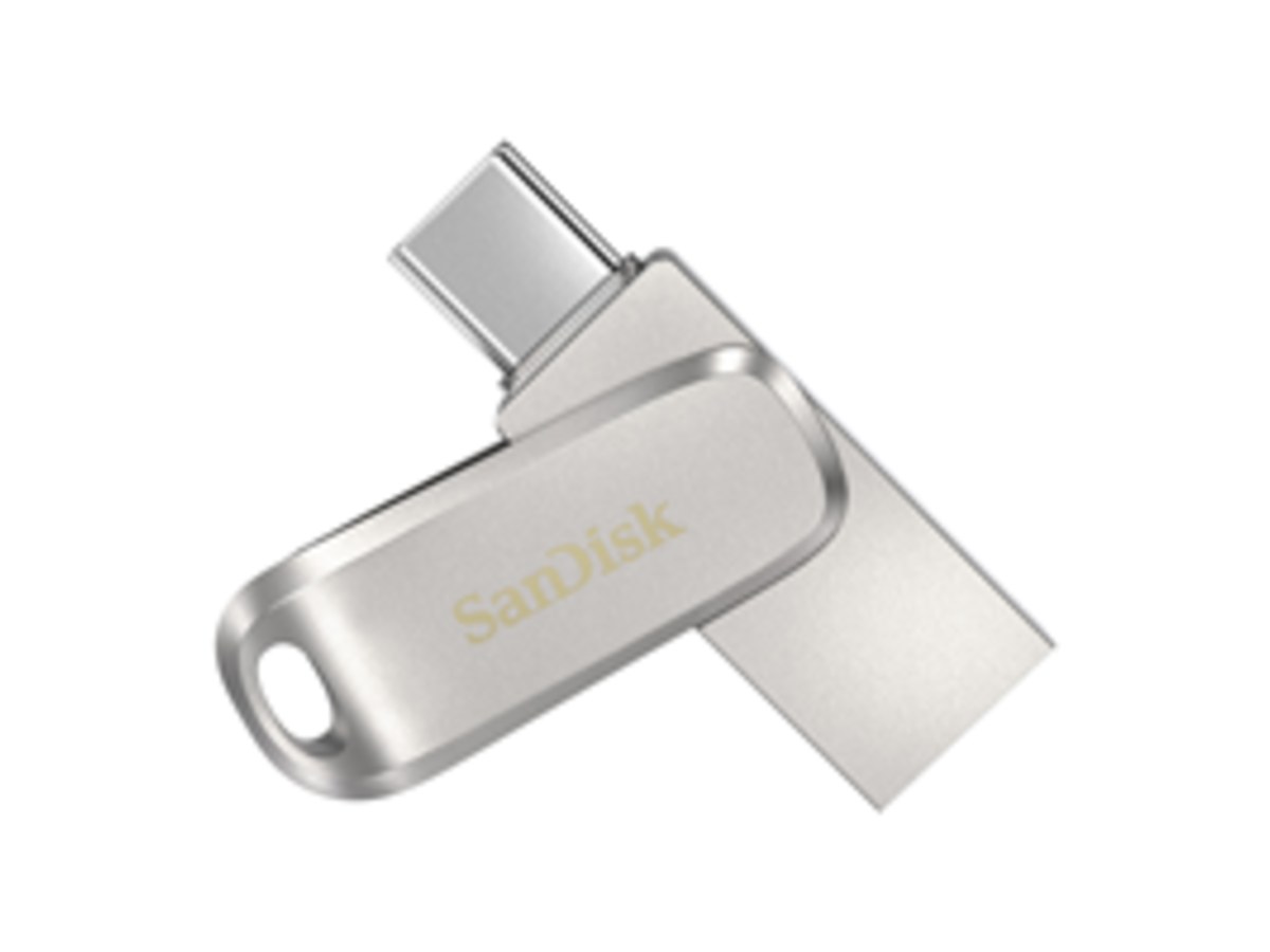 SANDISK SDDDC4/Ultra Luxe USB Type C+A雙用/128GB/USB3.1/高速讀取400MB/s 銀