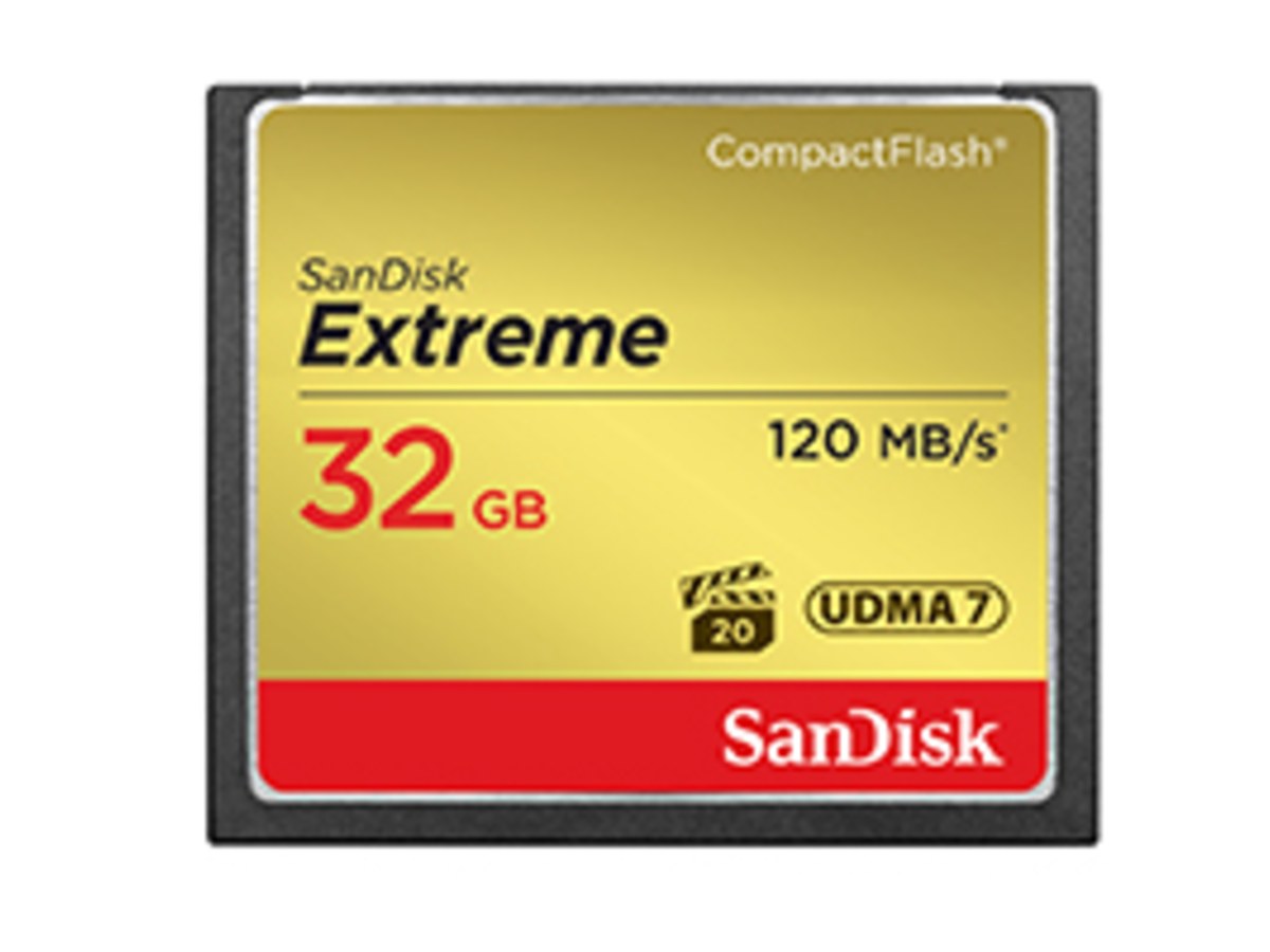SANDISK Extreme CF 32GB/讀寫120MB/85MB/s