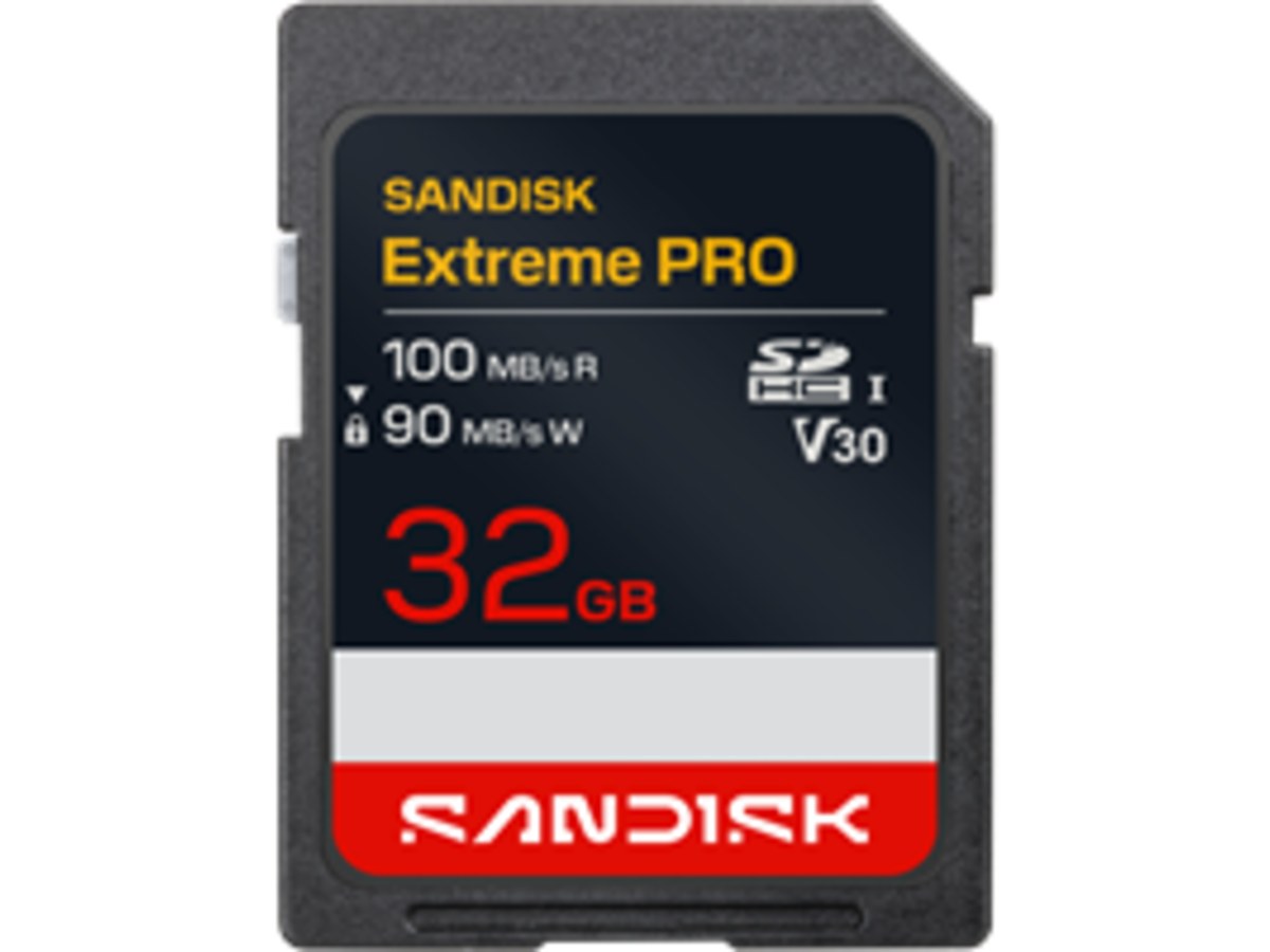 SANDISK Extreme Pro SDHC UHS-I 32GB 100MB/s(R) / 90MB/s(W)