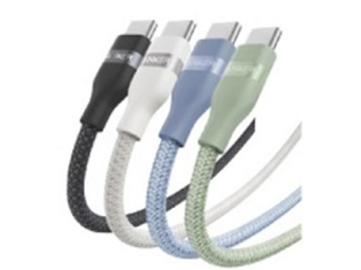Anker USB-C to USB-C Cable(3ft, 240W)白0.9M