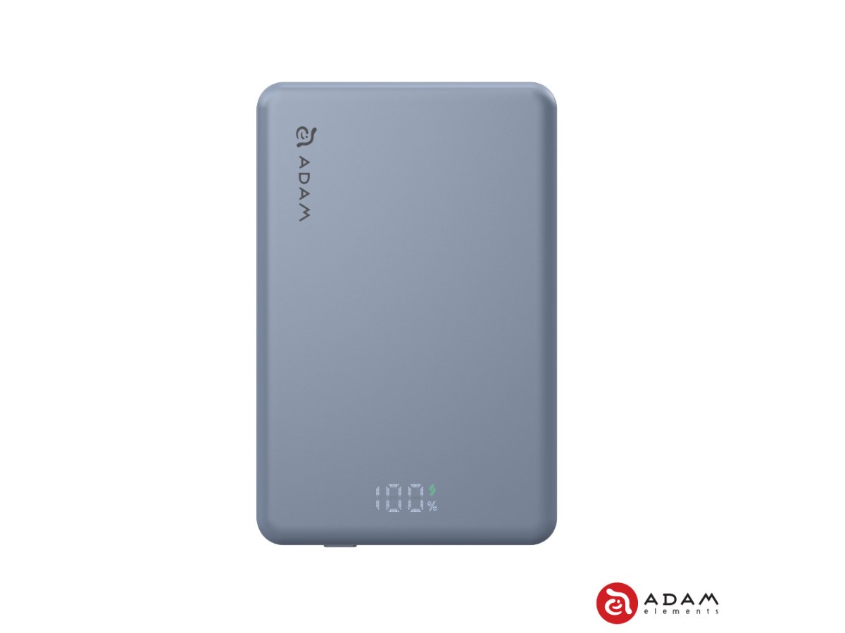 [亞果元素] VIONTA L10超薄型磁吸行動電源-藍