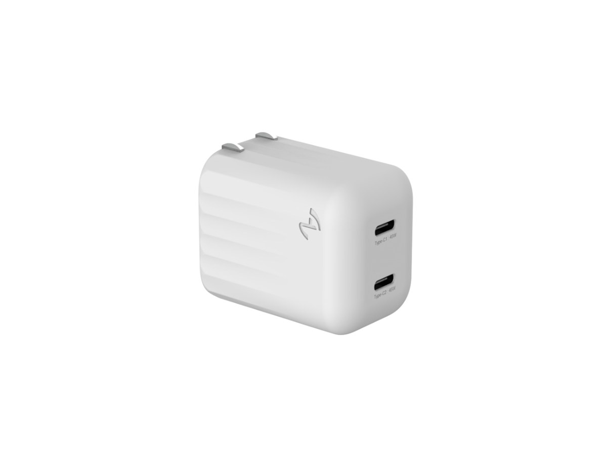 Allite Mini Go 45W 2C 氮化鎵雙孔快充頭 冷霧灰