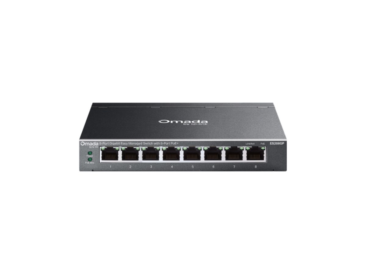 TP-LINK (商用) ES208GP 8 埠 Gigabit 簡易管理型交換器 (含 8 埠 PoE+)