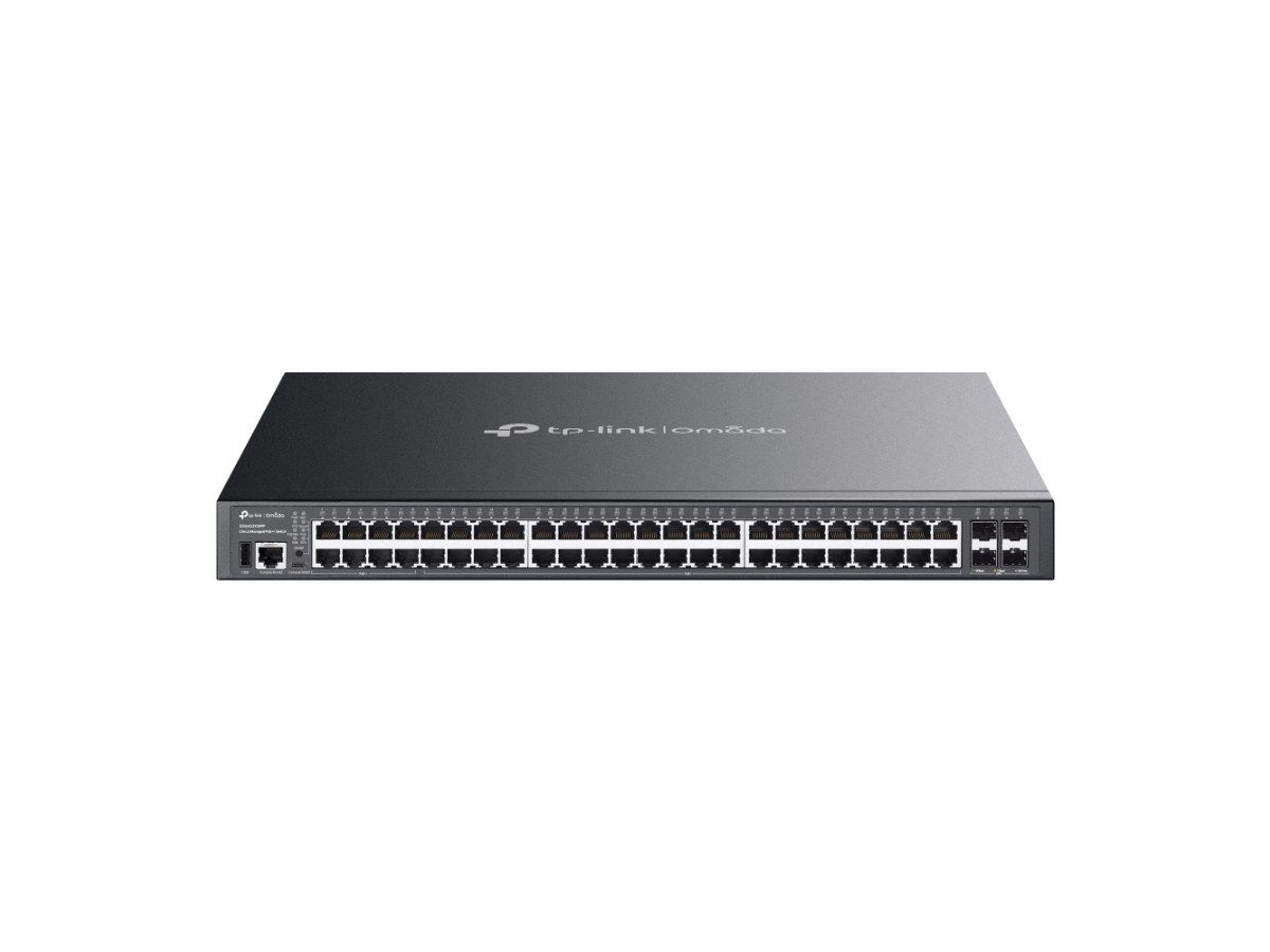 TP-LINK (商用) SG5452XMPP Omada 48 埠 Gigabit 可堆疊 Lite L3 管理型 PoE++ 交換器