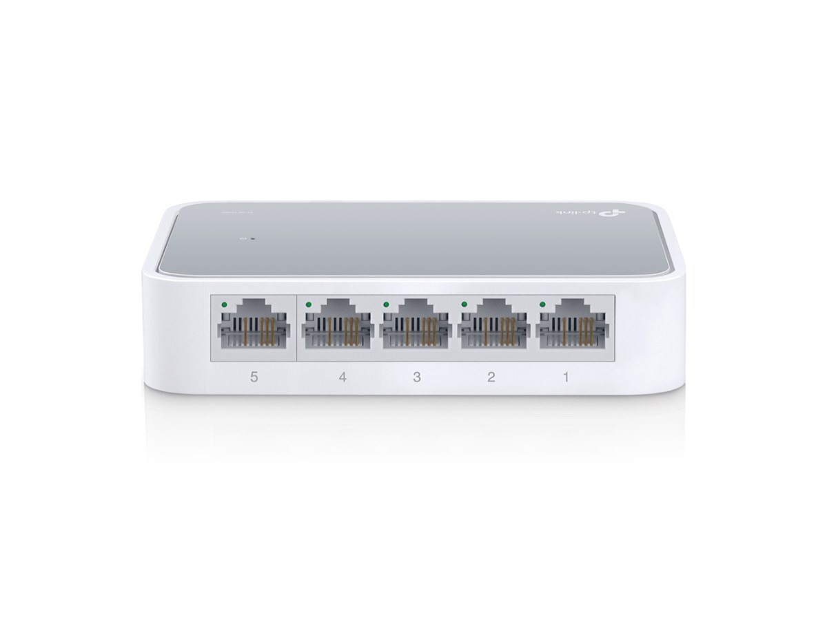 TP-LINK (家用) TL-SF1005D 5埠 10/100Mbps 桌上型交換器