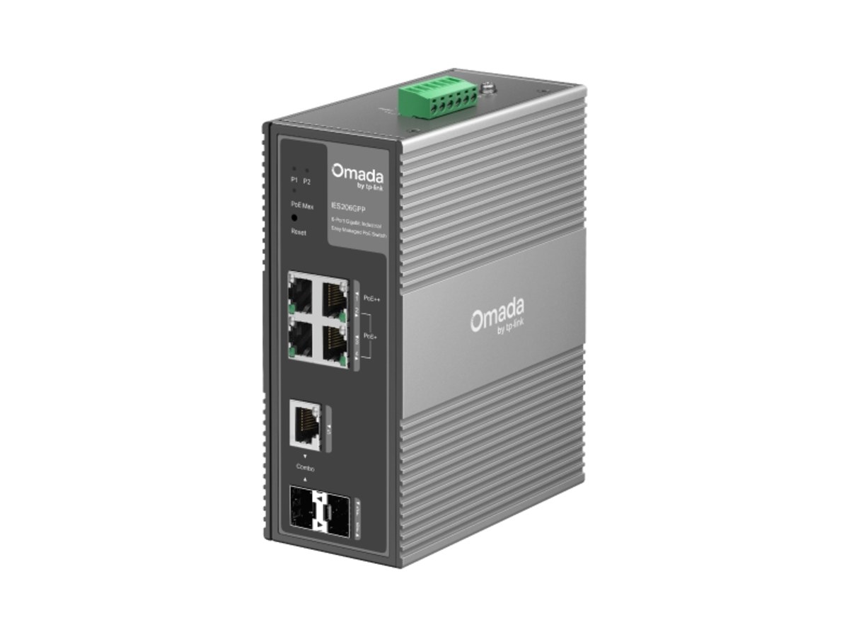 TP-LINK (商用) Omada 6 埠 Gigabit 工業級簡易管理型交換器 (含 3 埠 PoE+ 和 1 埠 P