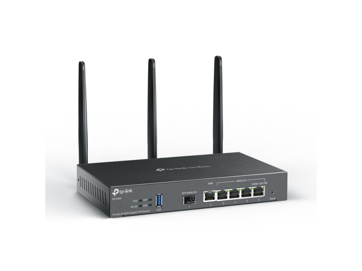 TP-LINK (商用) ER706W Omada AX3000 Gigabit VPN 路由器