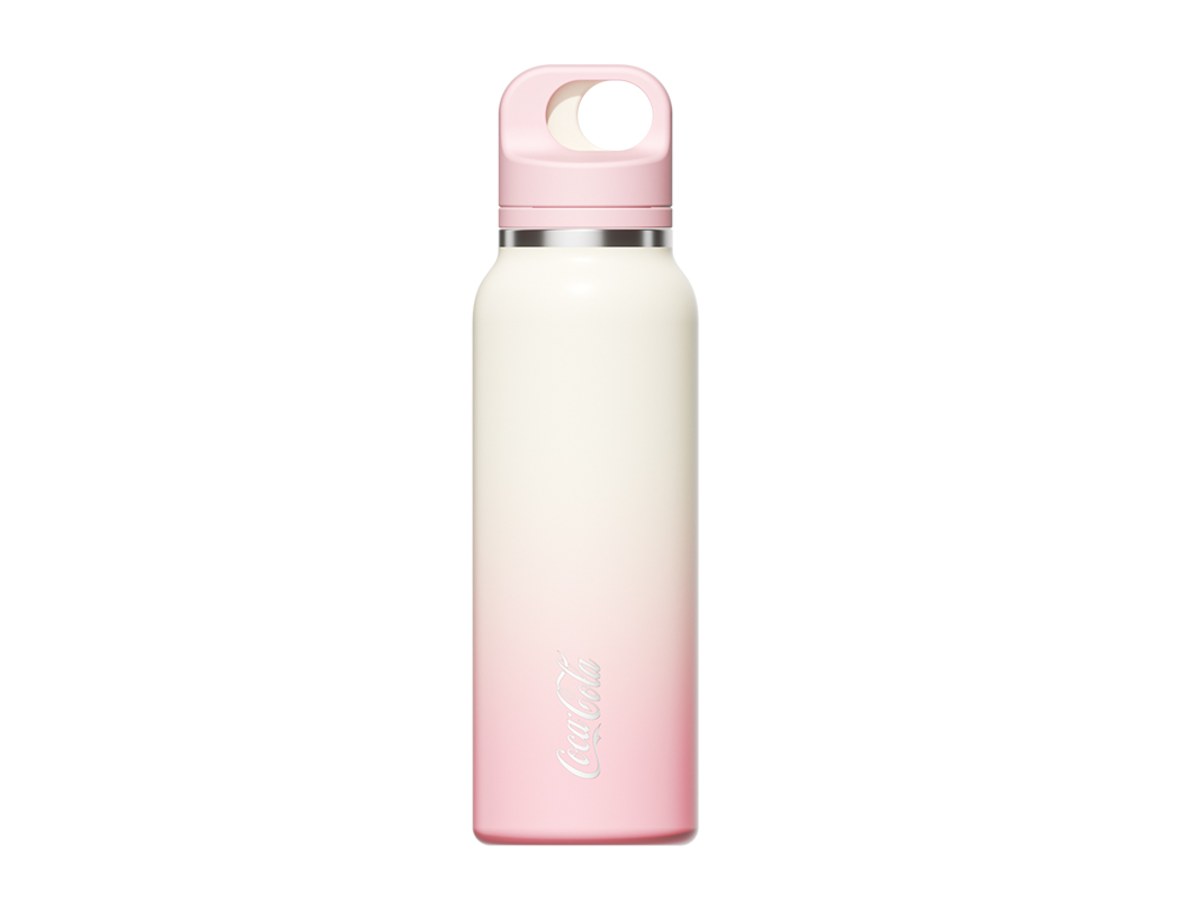 可口可樂聯名款趣野運動保溫杯-600ML（霞光粉）