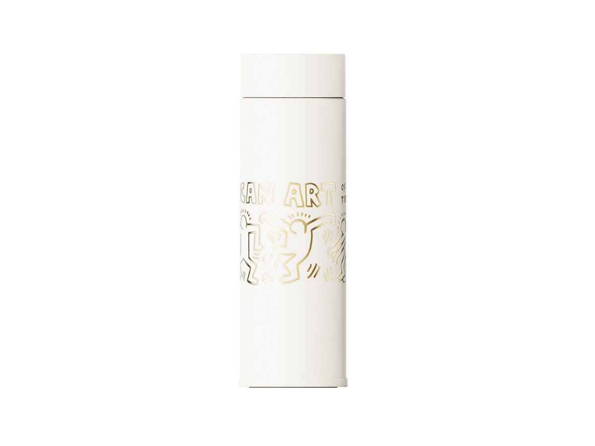 凱斯哈林聯名款假日保溫杯-300ML（白色）