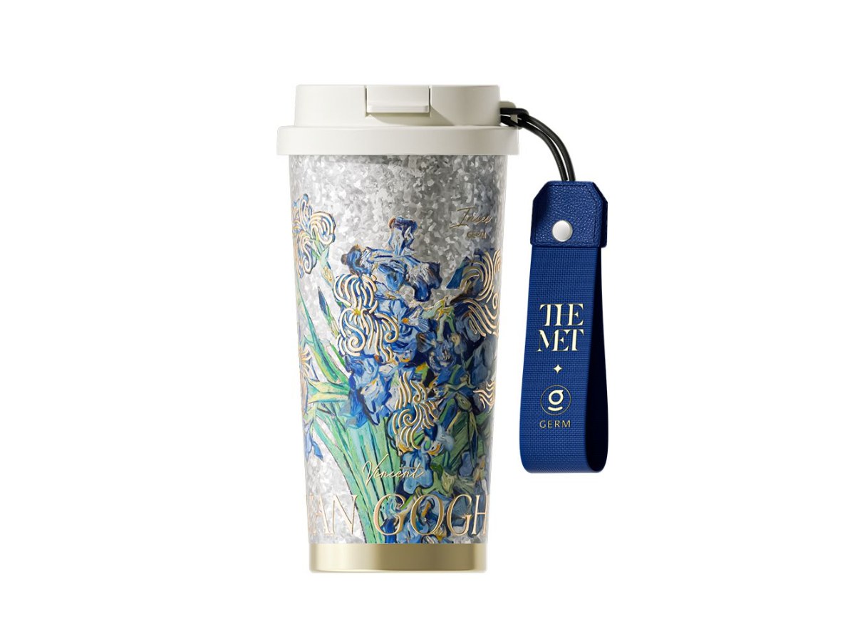 THE MET致敬梵古系列純鈦閃耀杯（鳶尾花）500ML