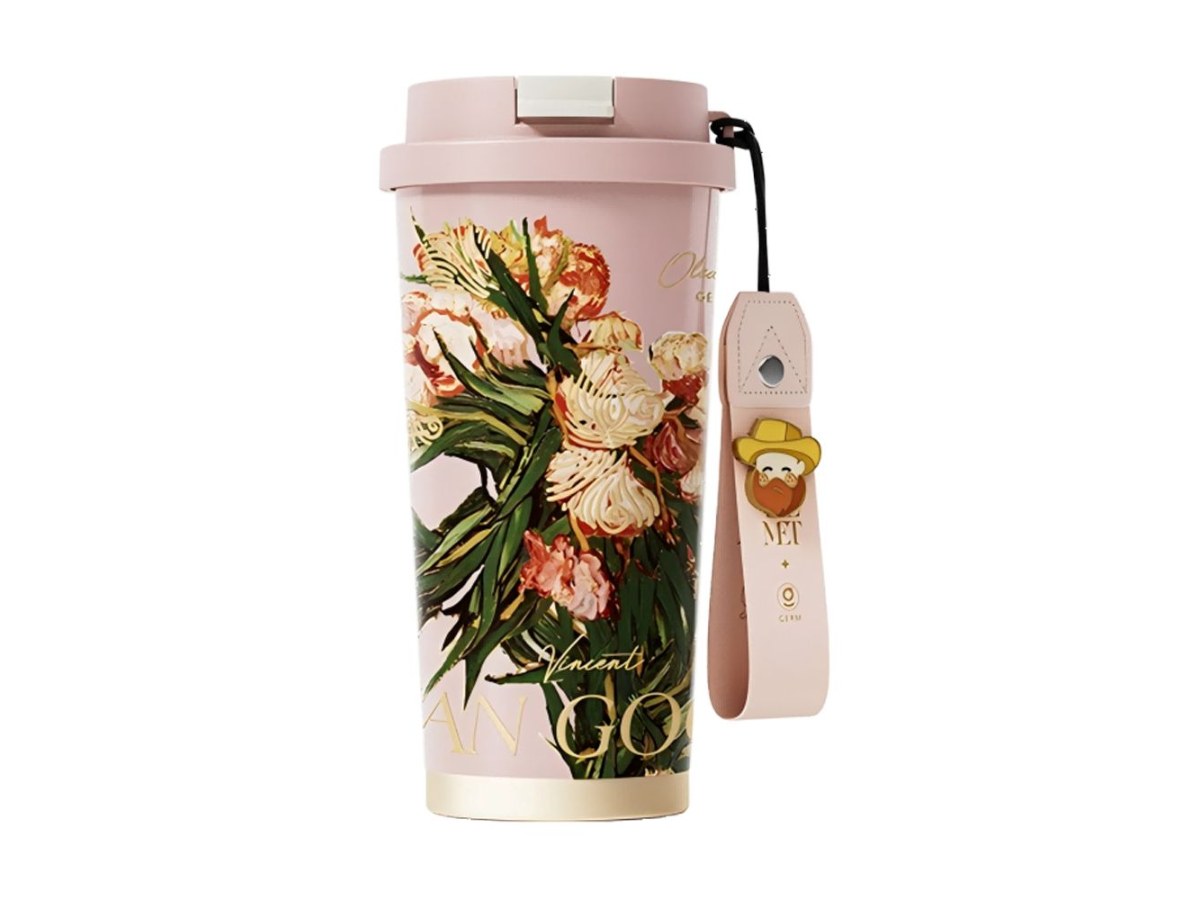 THE MET致敬梵古系列閃耀咖啡杯（夾竹桃）500ML