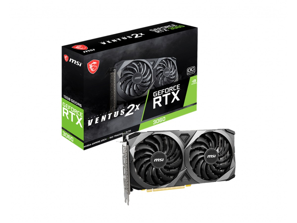 微星GeForce RTX 3060 VENTUS 2X 12G OC