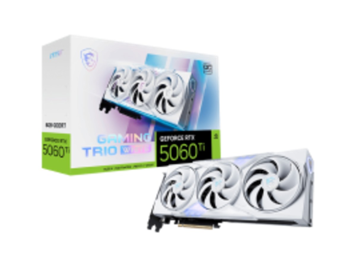 微星 GeForce RTX 5060 Ti 8G GAMING TRIO OC WHITE
