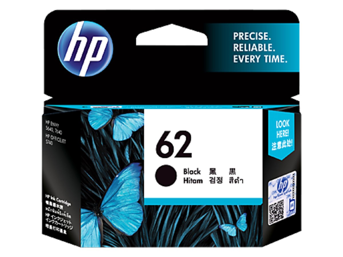 HP C2P04AA (62)黑色墨水匣