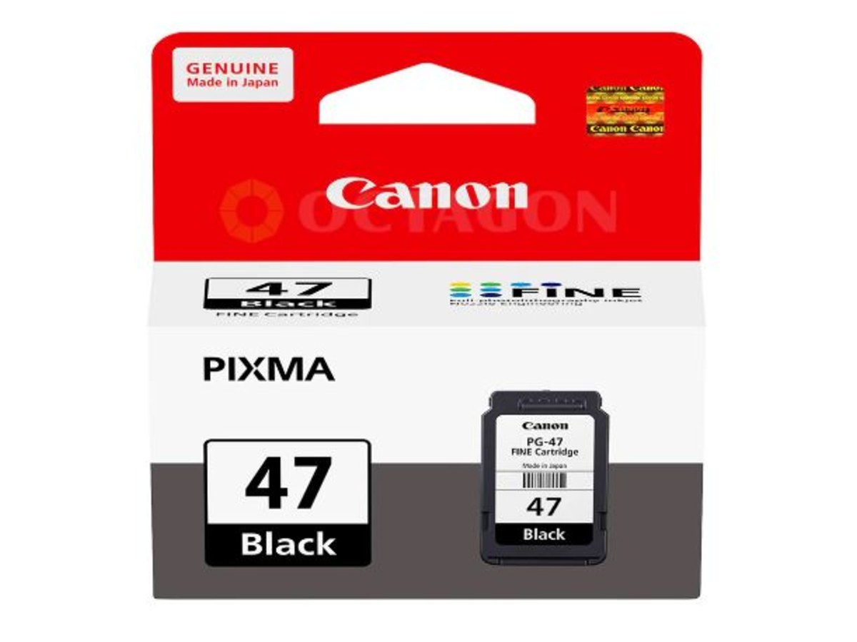 Canon PG-47PGBK原廠黑色墨水匣