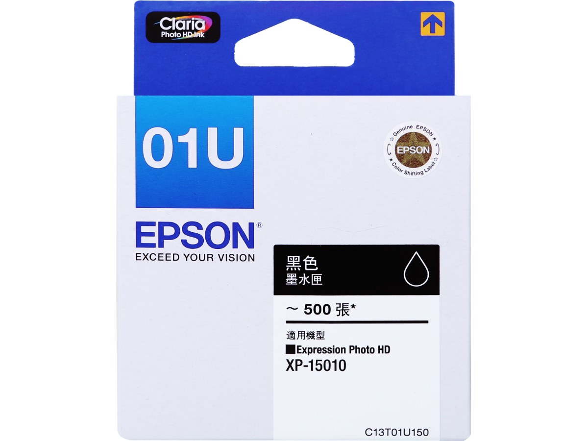 EPSON C13T01U150 黑色墨水匣