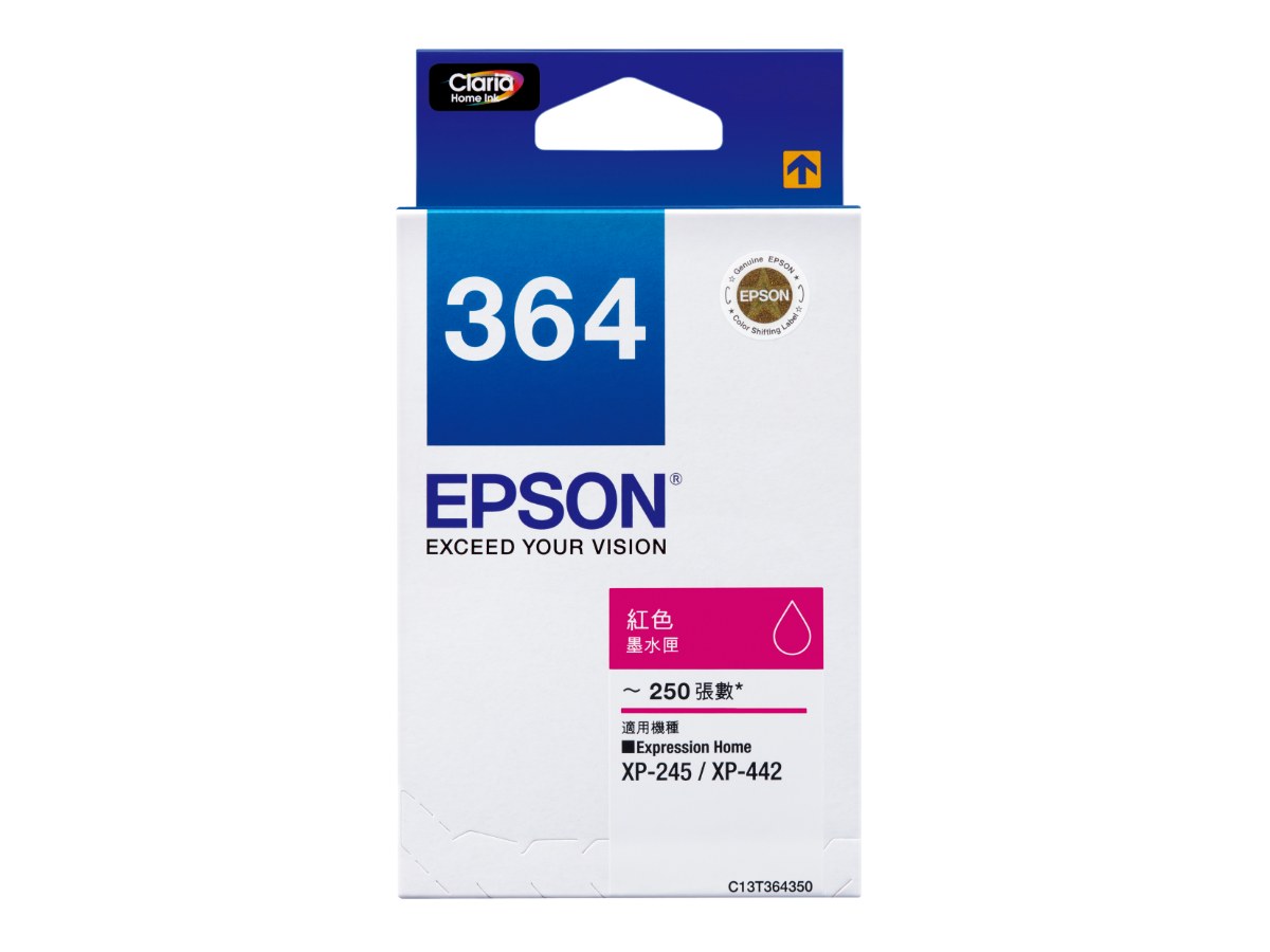 EPSON T364350 (364) 標準型紅色墨水匣