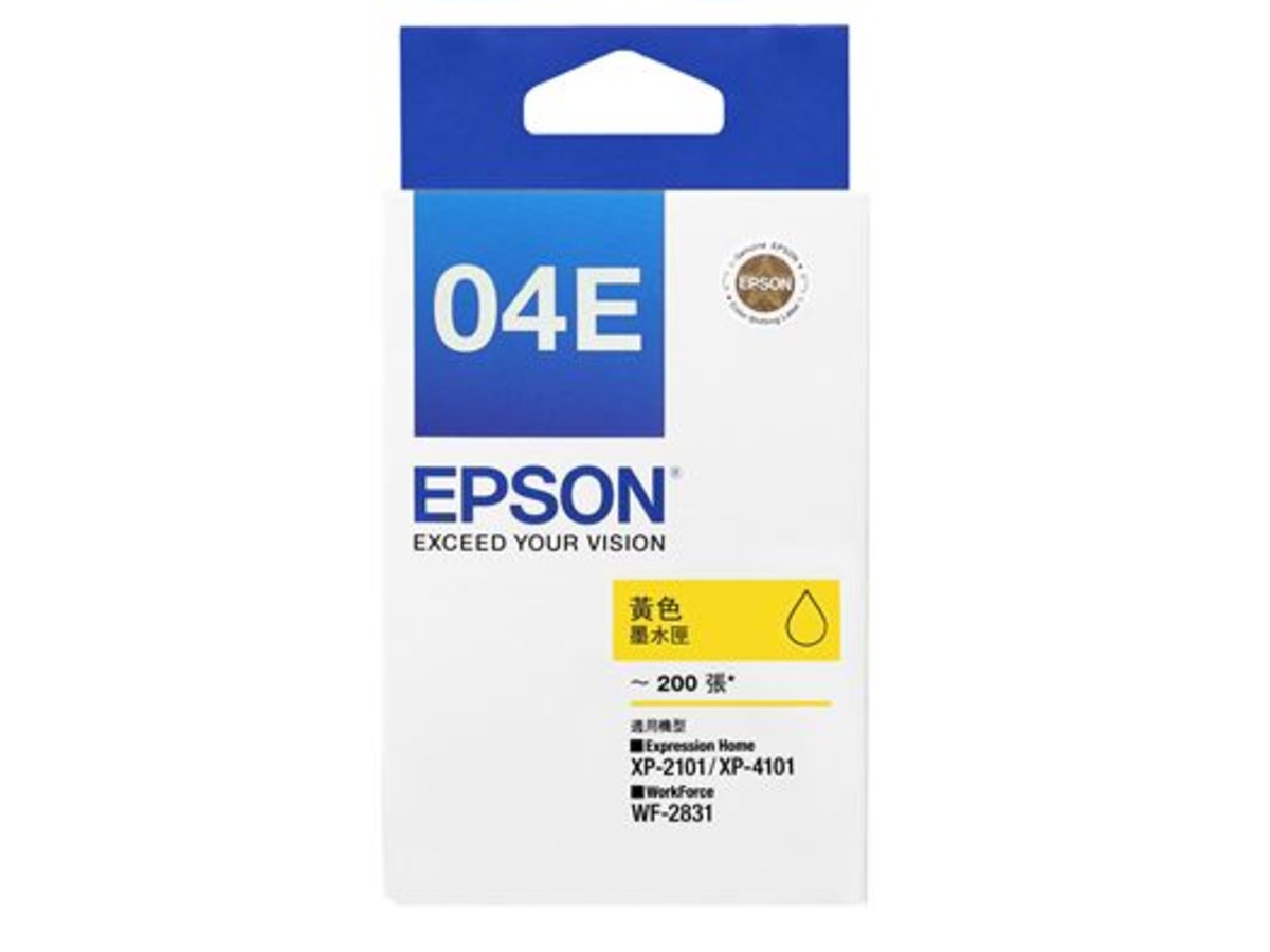 EPSON C13T04E450黃色墨水匣
