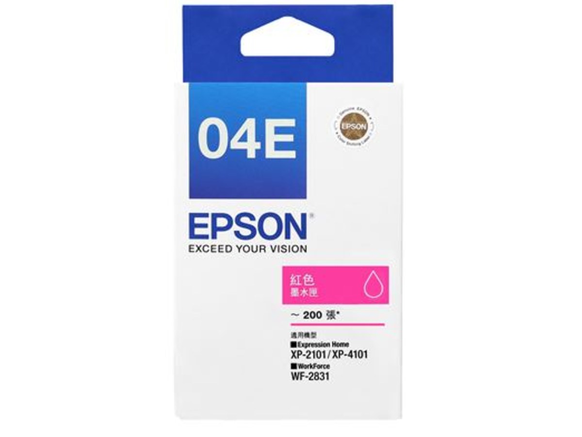 EPSON C13T04E350紅色墨水匣
