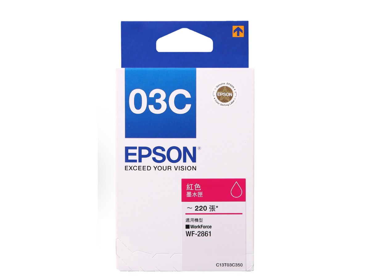 EPSON C13T03C350 紅色墨水匣