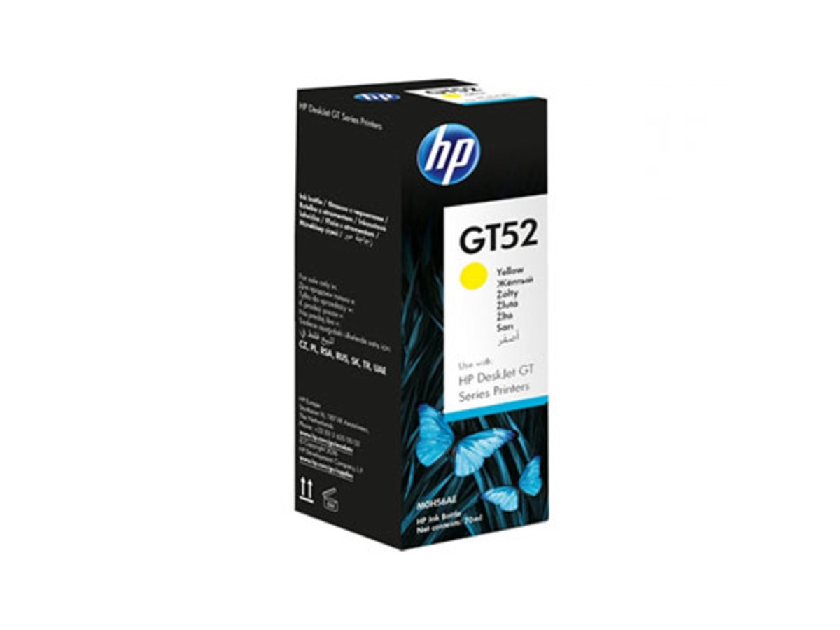 HP INK-M0H56AA (GT52) 黃色墨水瓶