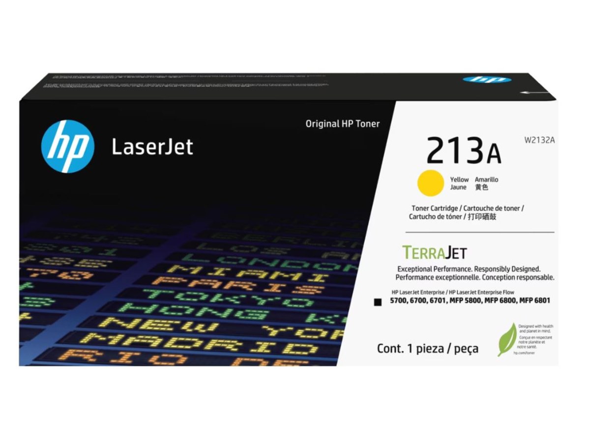 HP 213A 黃色 LaserJet 碳粉匣
