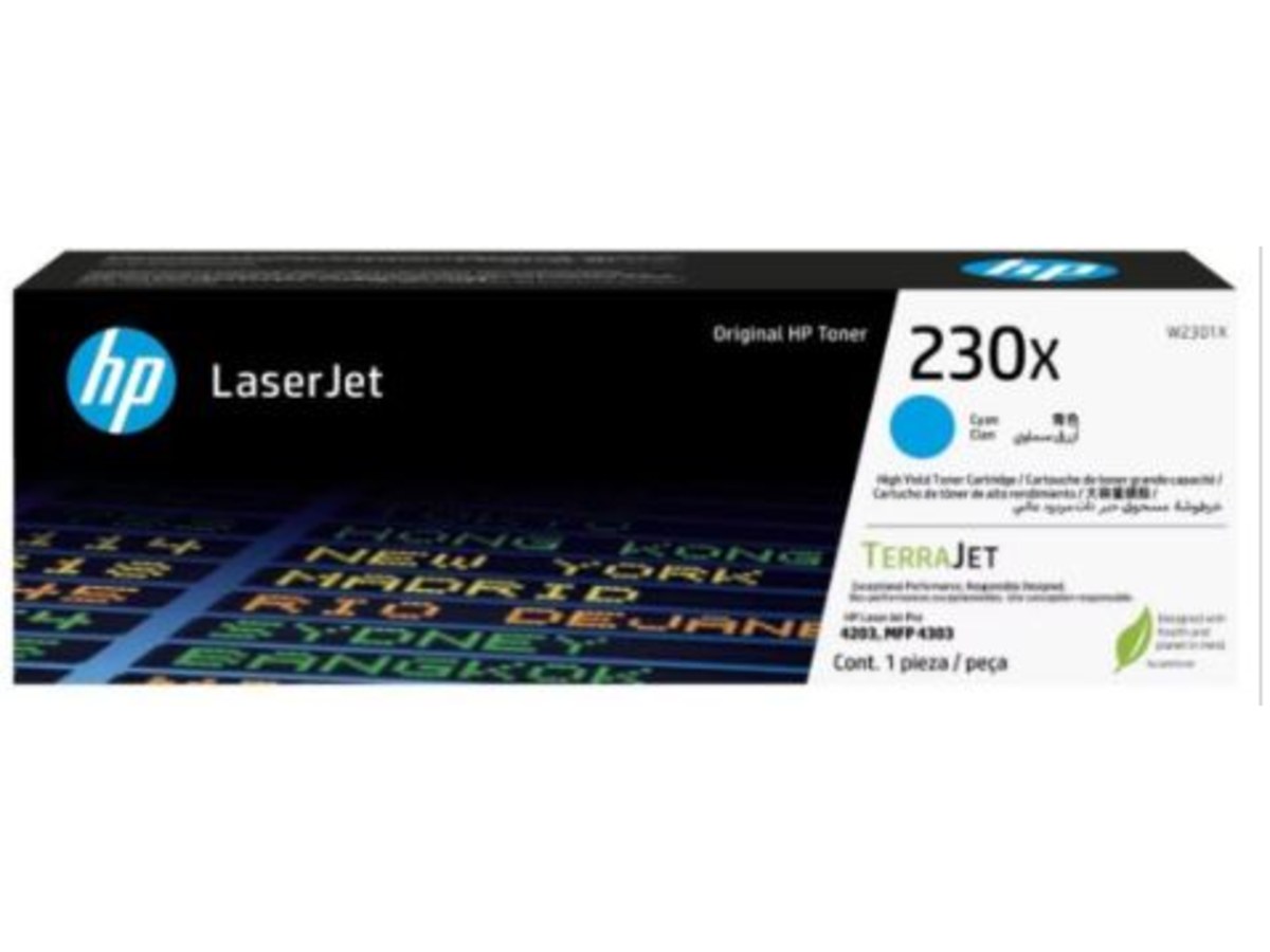HP 230X 藍色 LaserJet 碳粉匣